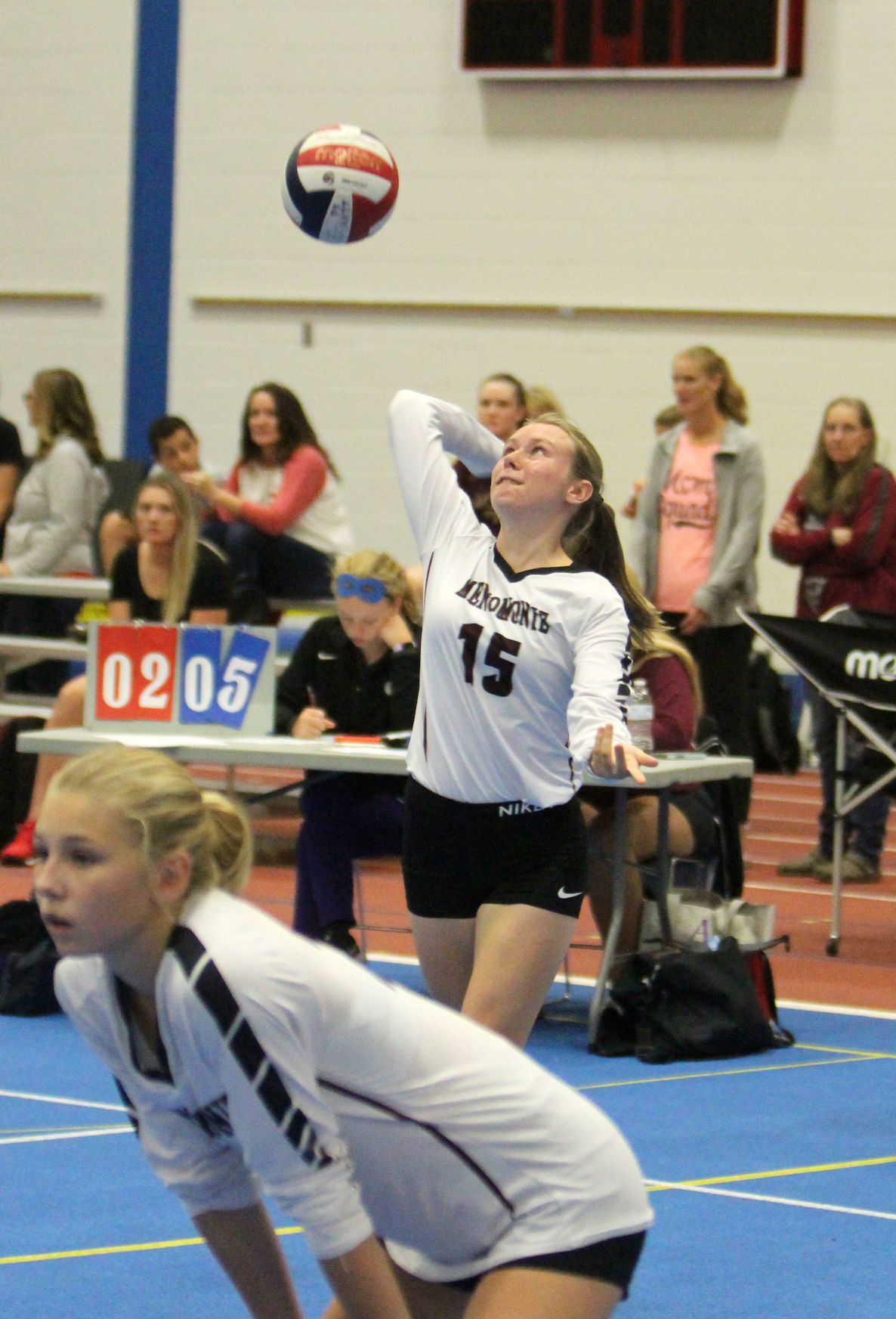 Prep volleyball sprawl at UW-Stout 8-31-19